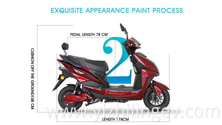 Adult Electric Motorbike Electric Motorcycle in Electric Scooters with New Design